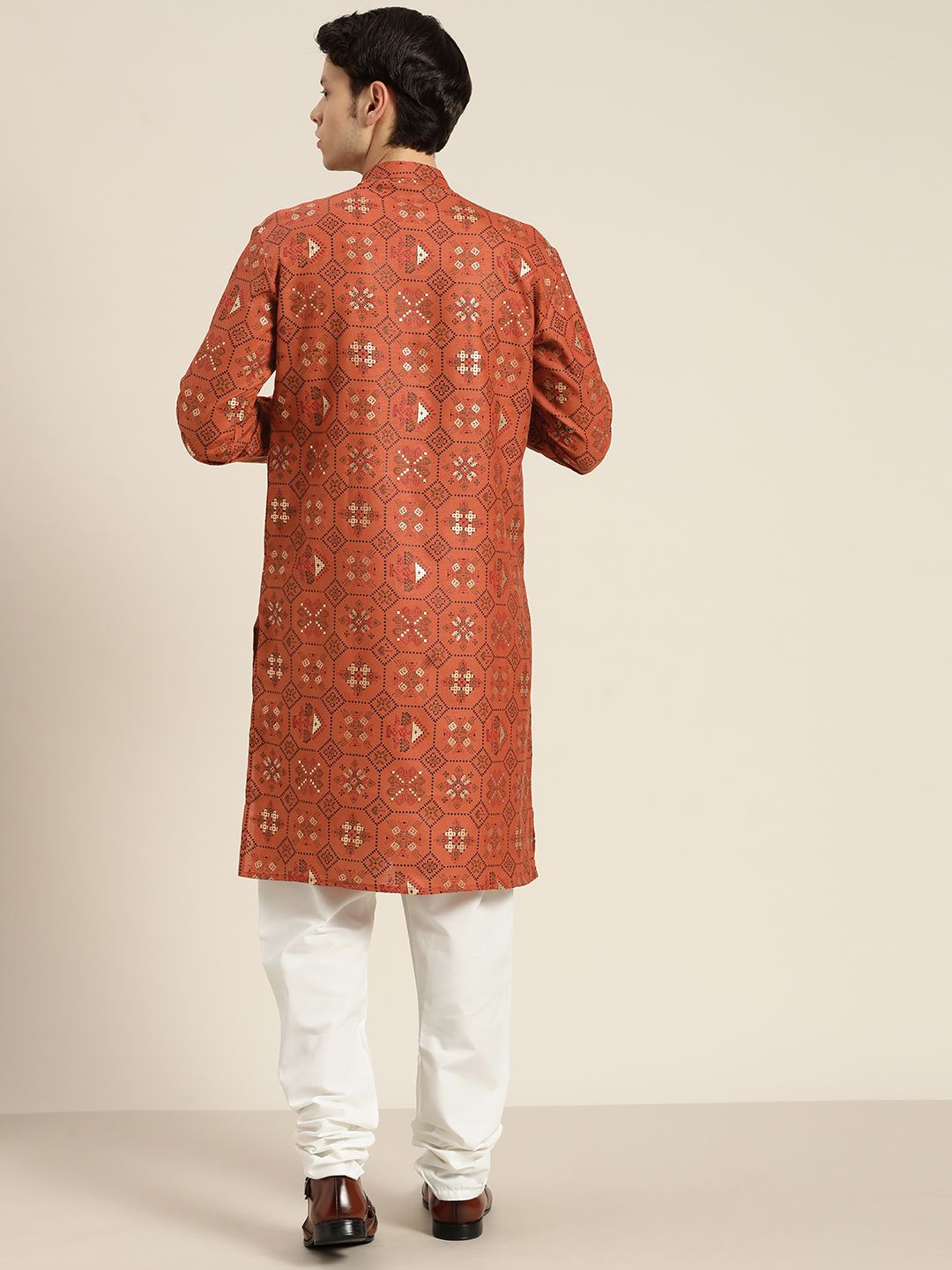SOJANYA Printed Regular Kurta With Churidar