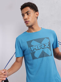HRX by Hrithik Roshan Brand Logo Printed Rapid-Dry Training T-shirt