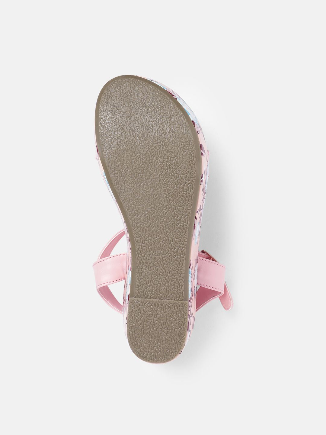 DressBerry Wedge Heels with Printed Detail