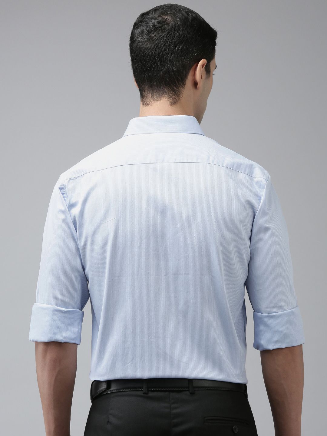 Park Avenue Slim Fit Opaque Striped Pure Cotton Formal Shirt
