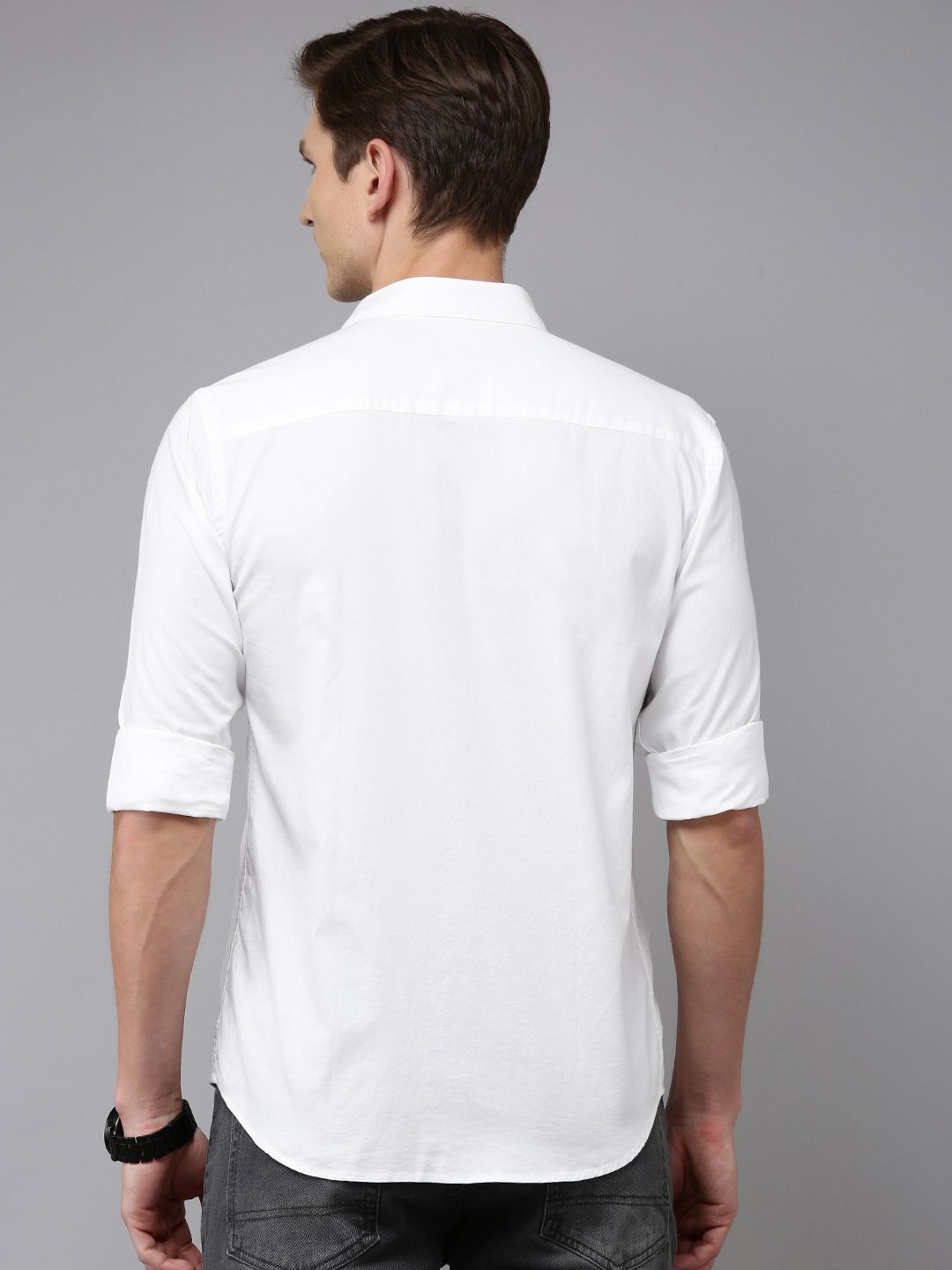 Park Avenue Slim Fit Opaque Pure Cotton Casual Shirt