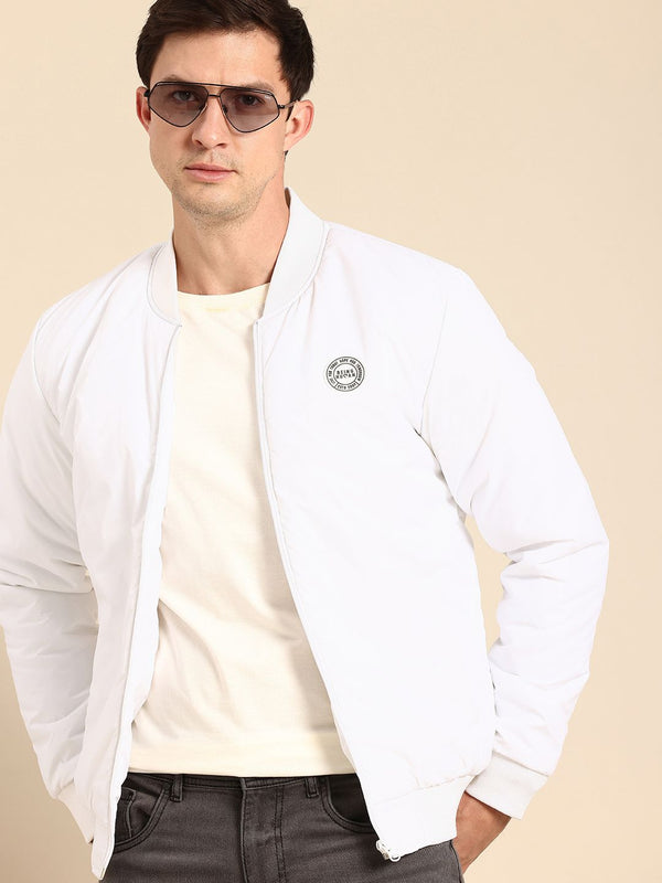 Being Human Mandarin Collar Long Sleeves Bomber Jacket
