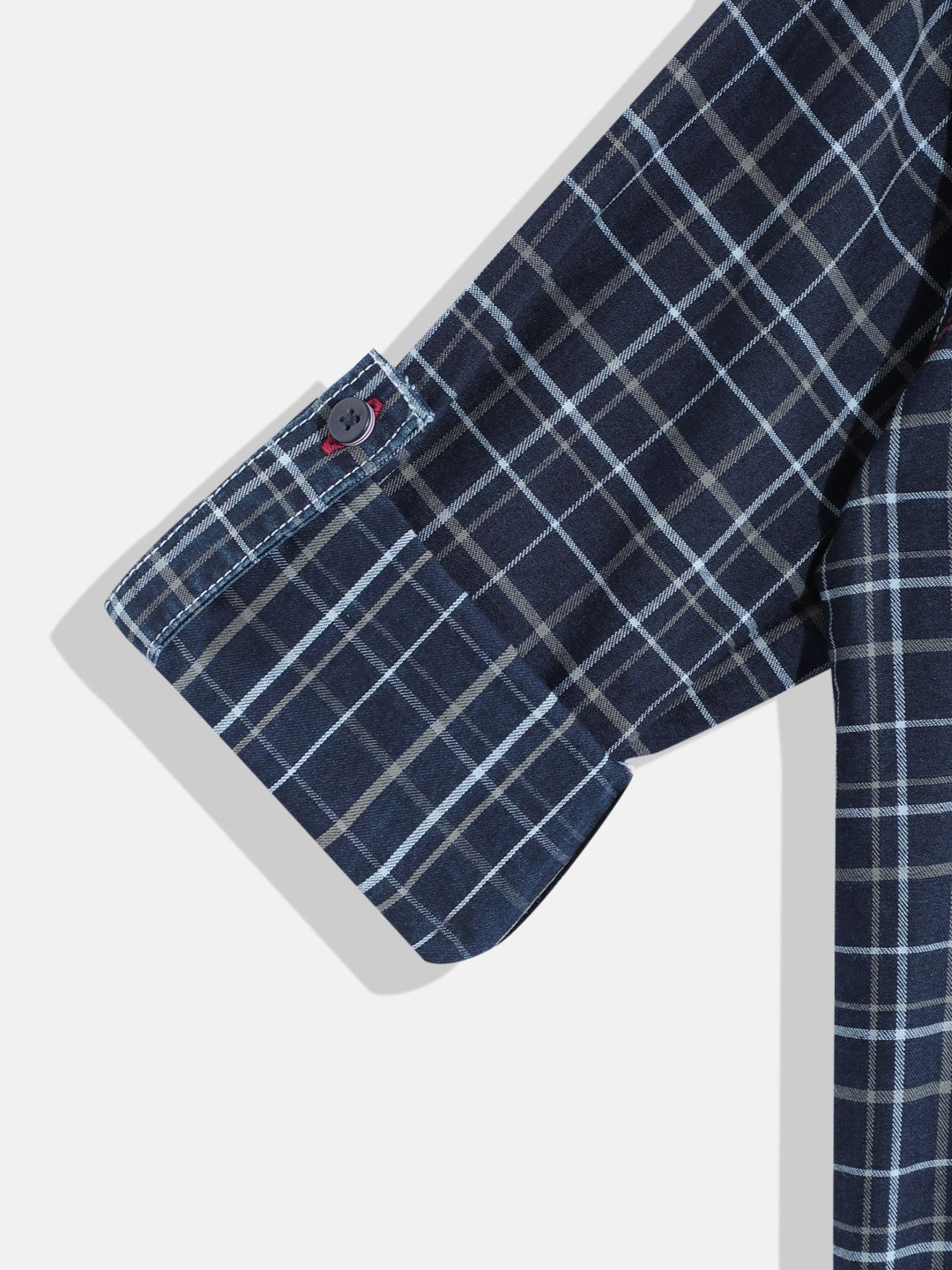 Monte Carlo Boys Tartan Checked Casual Smart Fit Shirt