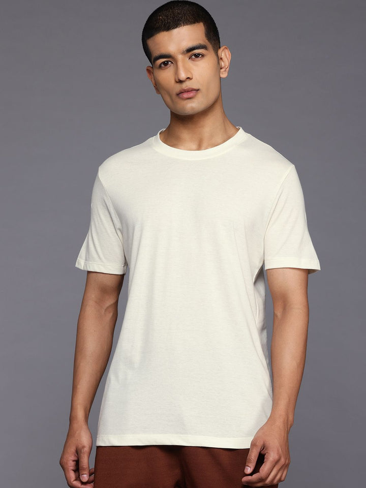 HRX by Hrithik Roshan Typography Print Yoga T-shirt