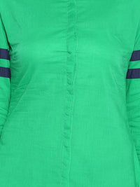 Tokyo Talkies Green Casual Shirt