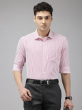Park Avenue Slim Fit Opaque Striped Formal Shirt