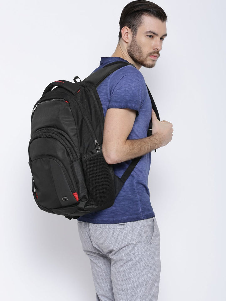 Gear Unisex Black Waterproof Backpack