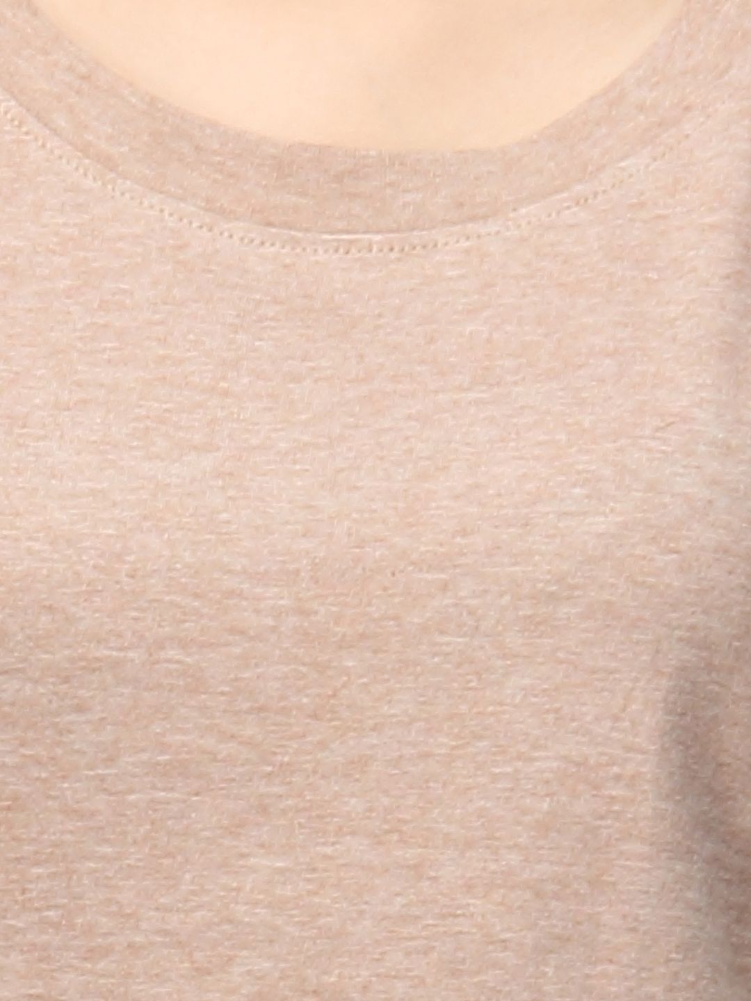 Campus Sutra Beige T-shirt