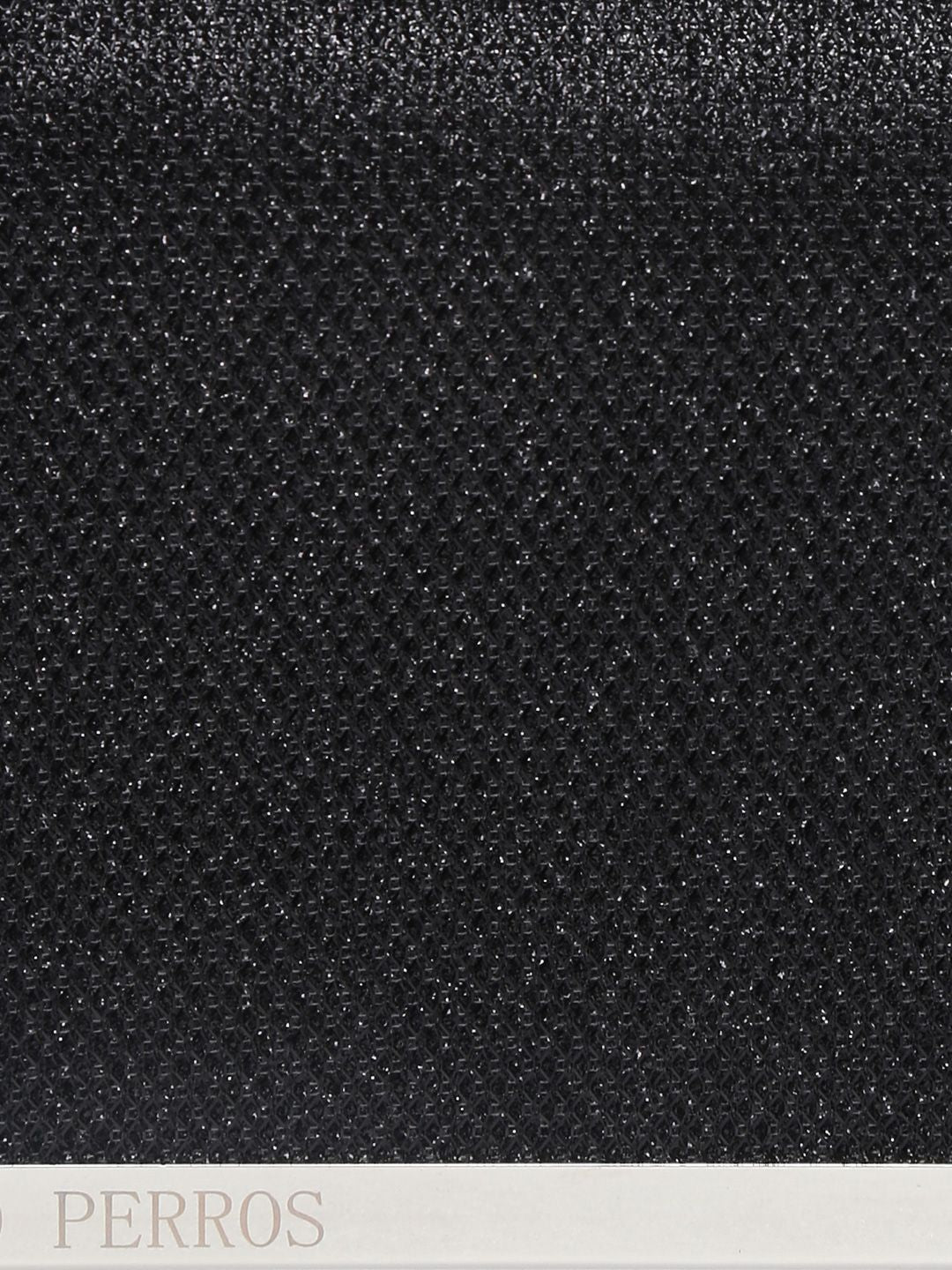 Lino Perros Black Textured Shimmer Clutch with Chain Strap