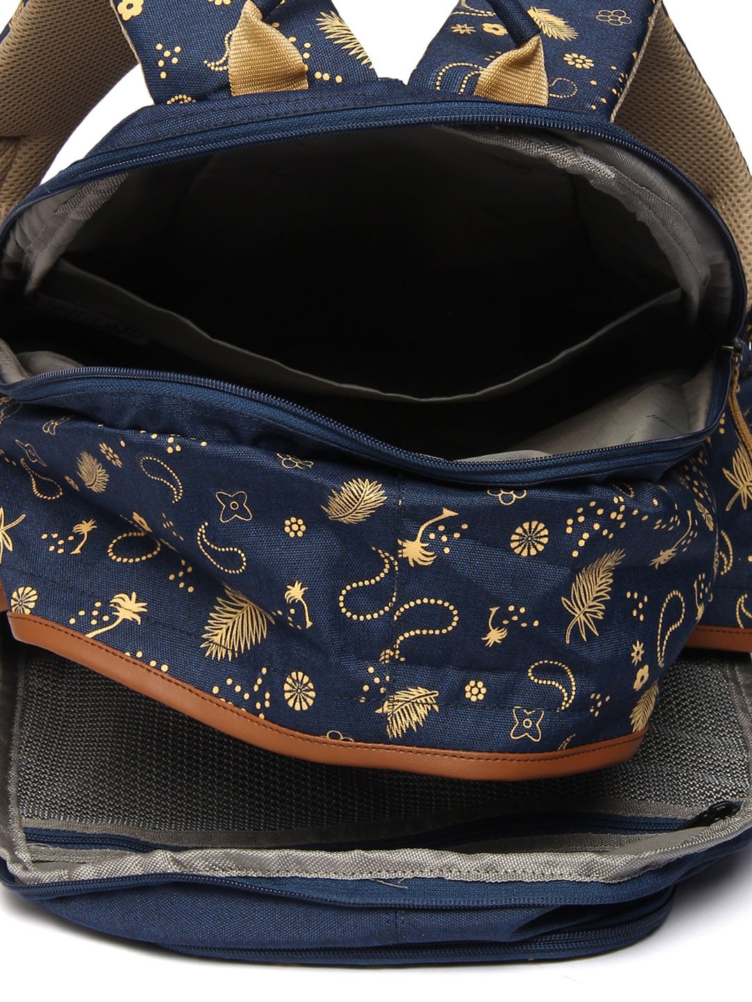 Gear Unisex Navy Blue Printed Backpack