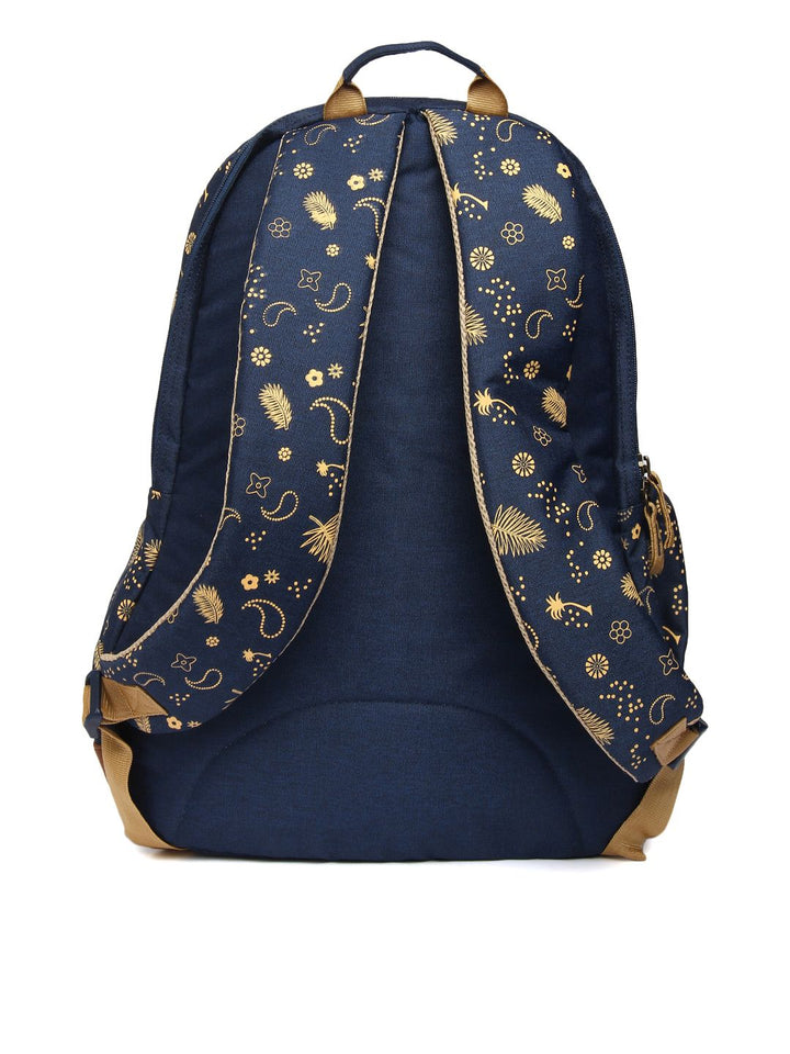 Gear Unisex Navy Blue Printed Backpack