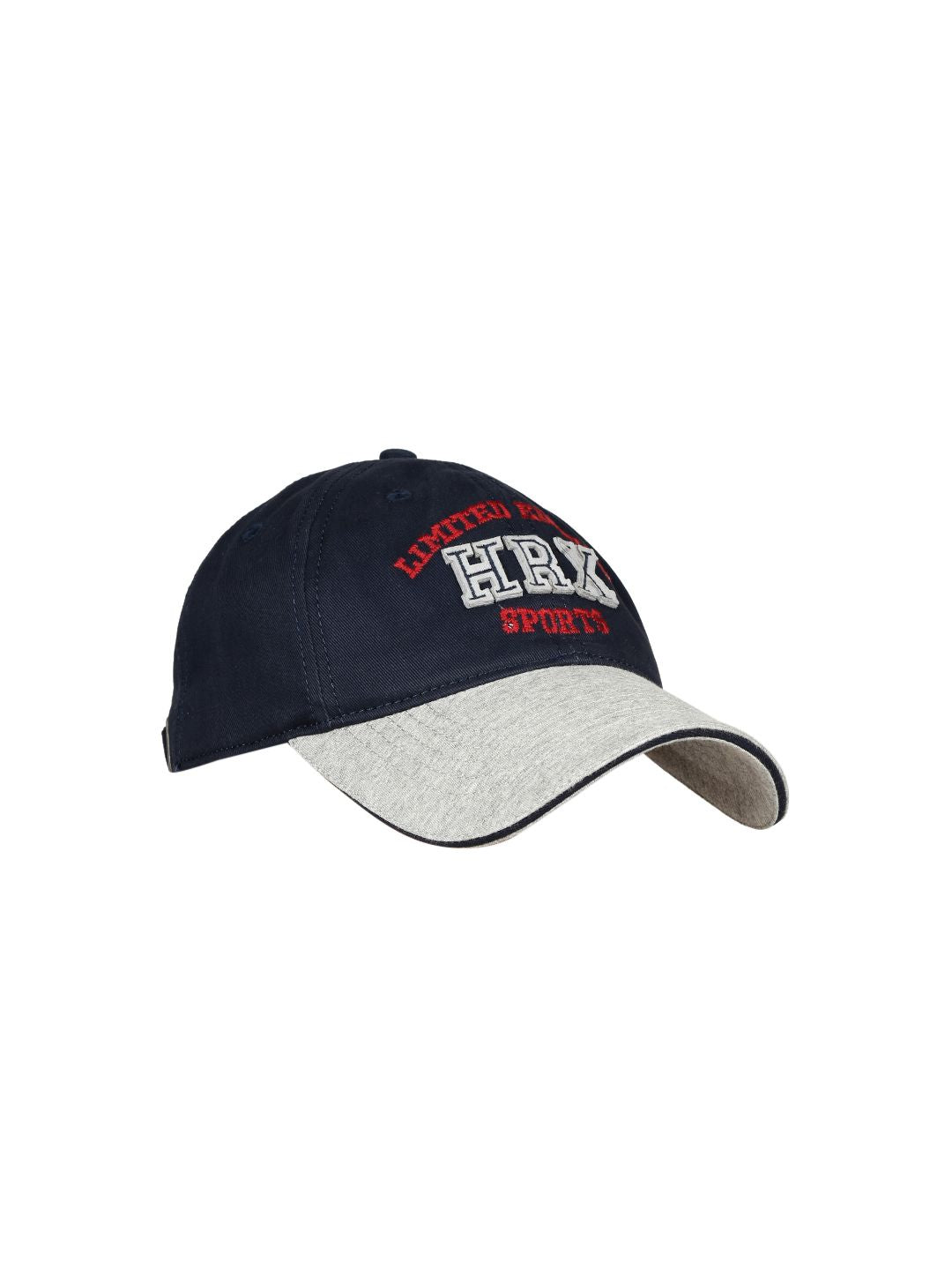 HRX by Hrithik Roshan Men Navy Blue & Grey Brand Logo Lifestyle Cap