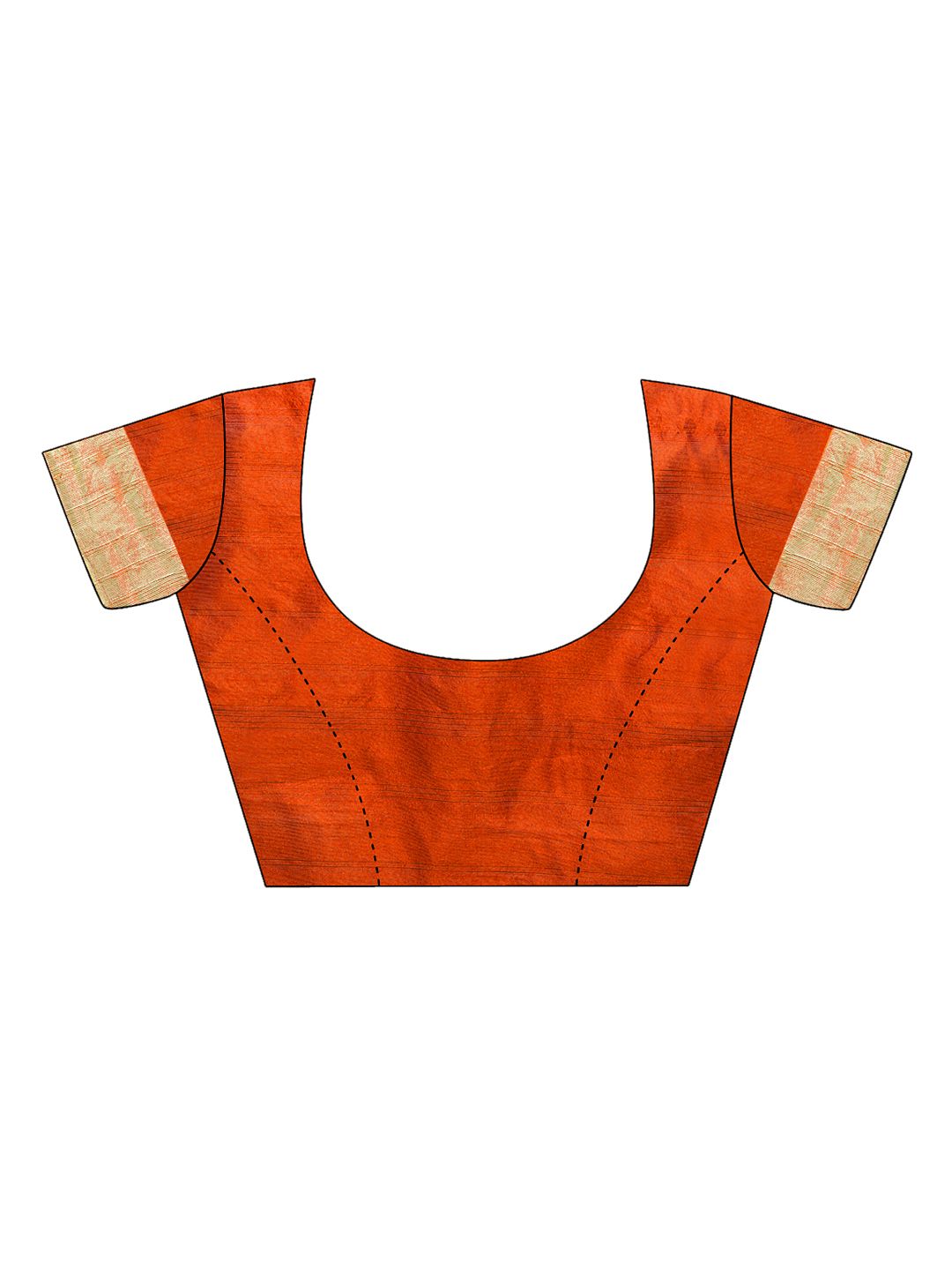 Saree mall Orange Art Silk Saree