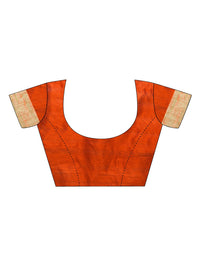 Saree mall Orange Art Silk Saree