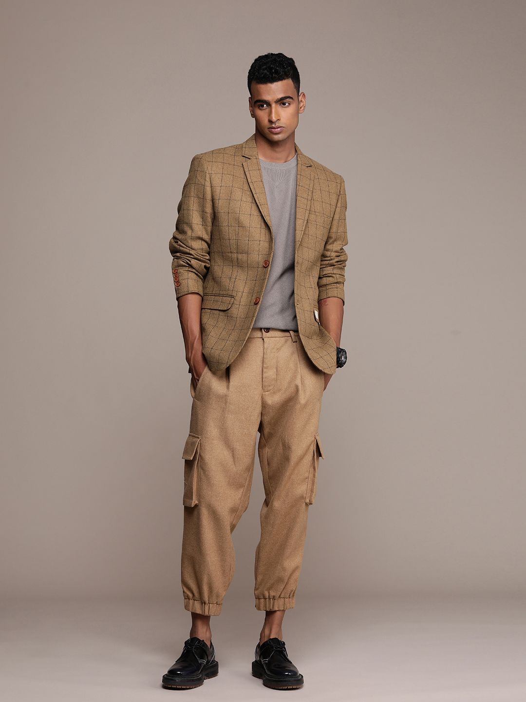 Mr Bowerbird Checked Tailored Fit Casual Blazers