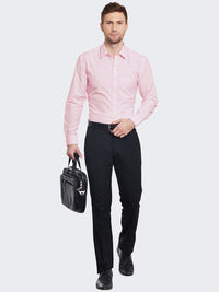 Hancock Men Slim Fit Solid Wrinkle Resistant Formal Shirt