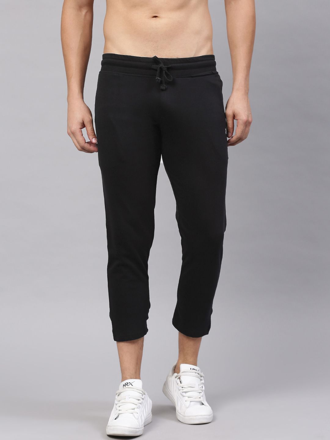 HRX Active by Hrithik Roshan Black Track Pants