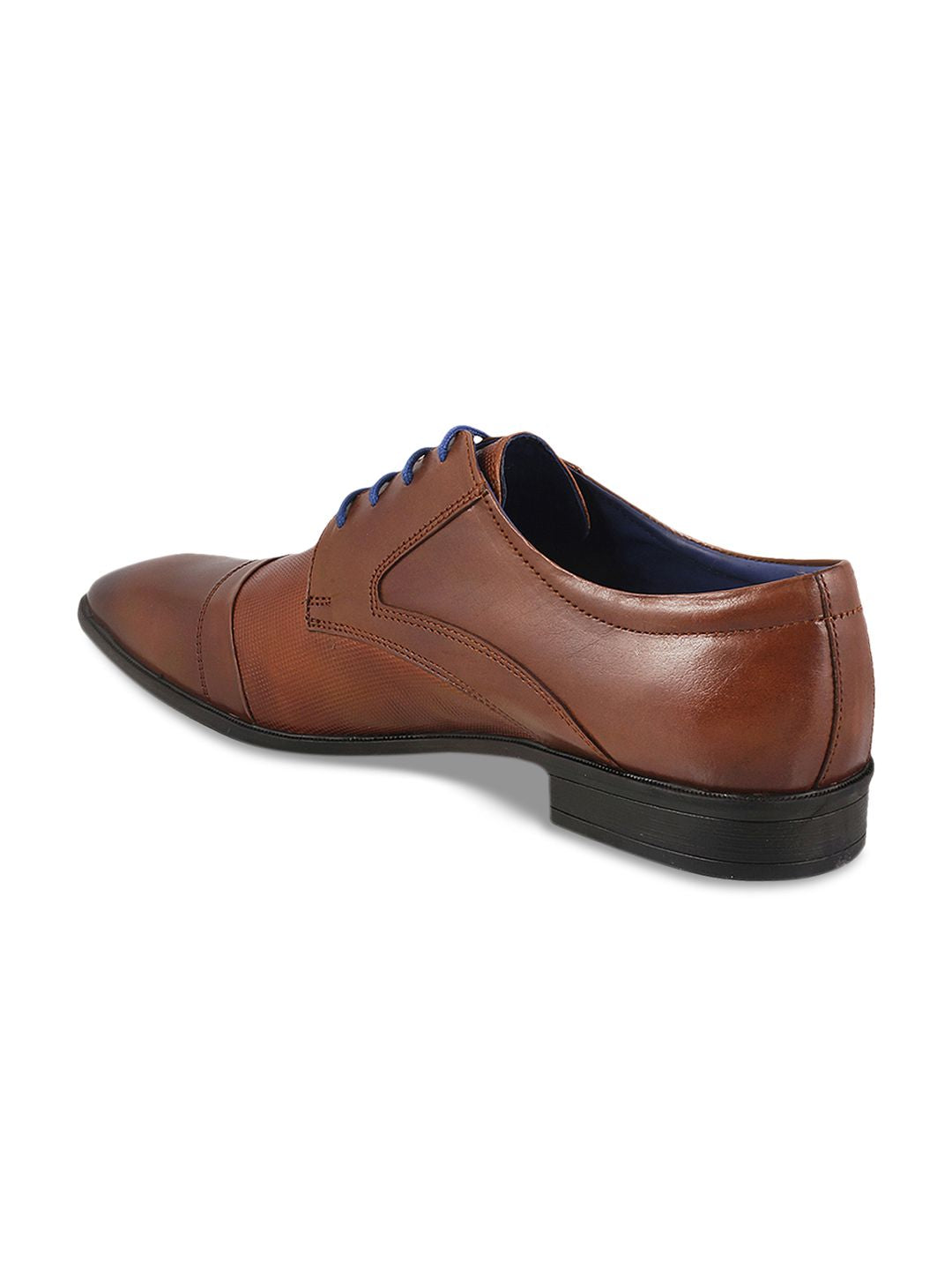 Mochi Men Tan Brown Leather Brogues