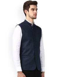Park Avenue Blue Nehru Jacket
