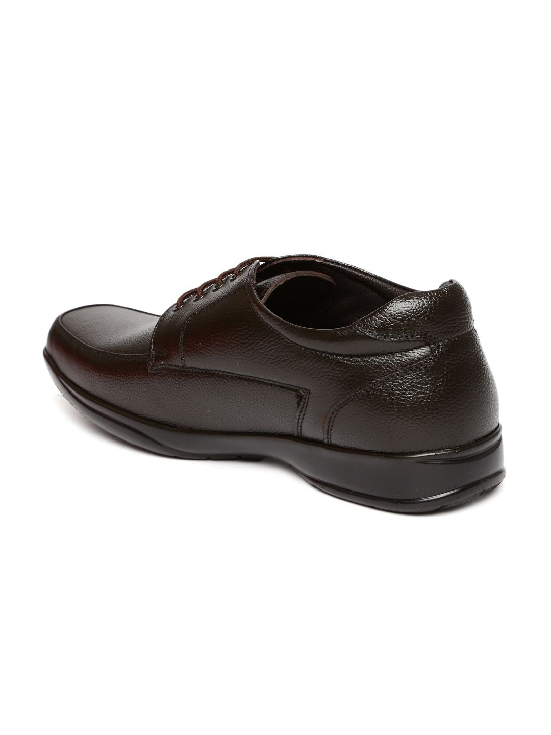 Red Chief Men Dark Brown Leather Derbys