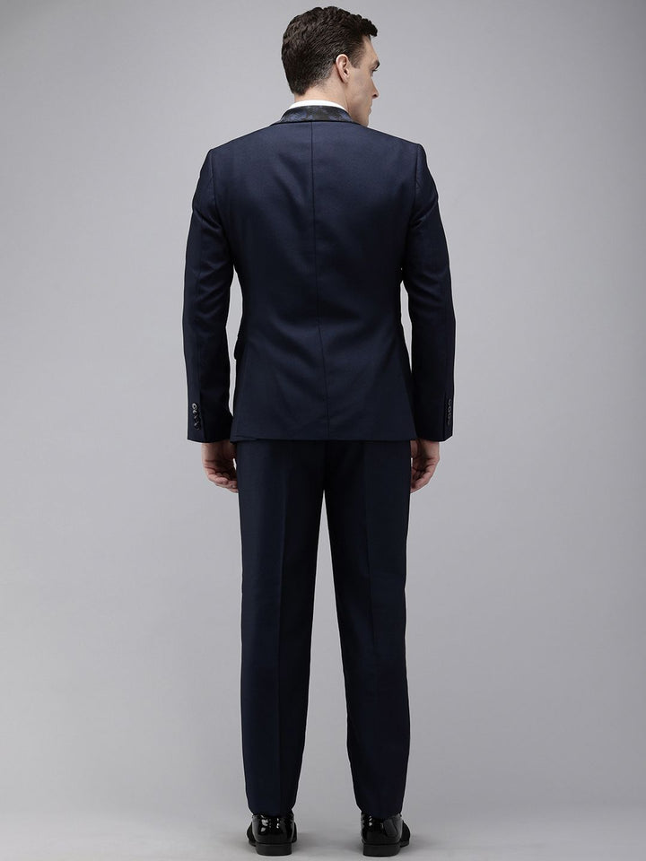 Park Avenue Shawl Collar Single Breasted 3-Piece Party Wear Suit