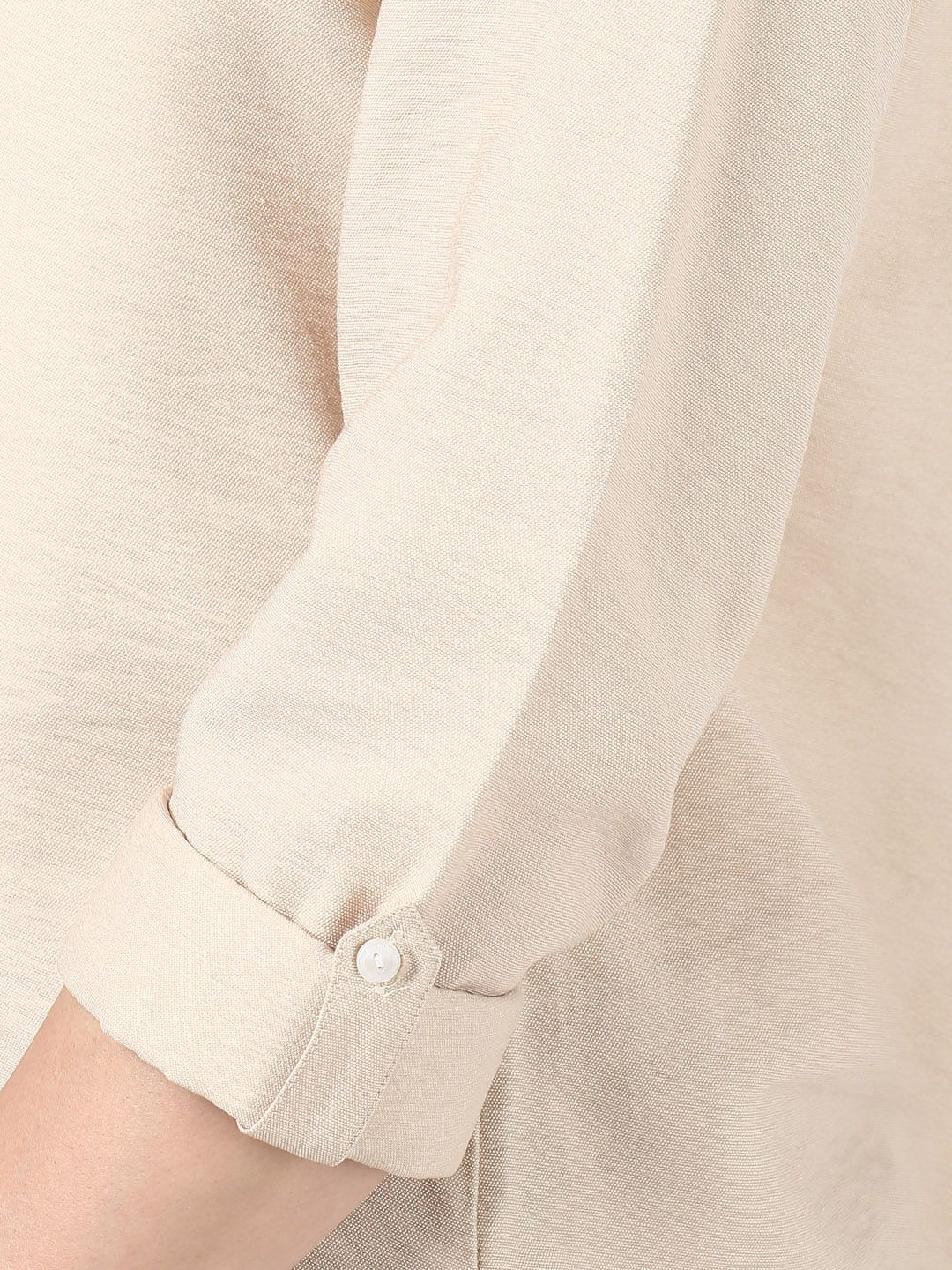 Park Avenue Women Beige Solid Top