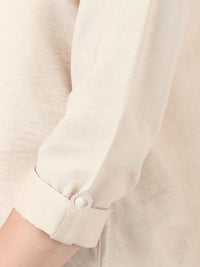 Park Avenue Women Beige Solid Top