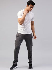 HRX by Hrithik Roshan Men White Slim Advanced Rapid Dry Raglan T-shirt