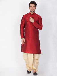 VASTRAMAY Men Beige Solid Dhoti Pants