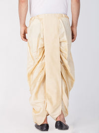 VASTRAMAY Men Beige Solid Dhoti Pants