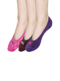 HRX by Hrithik Roshan Women Pack of 3 Loafer/shoeliner Socks