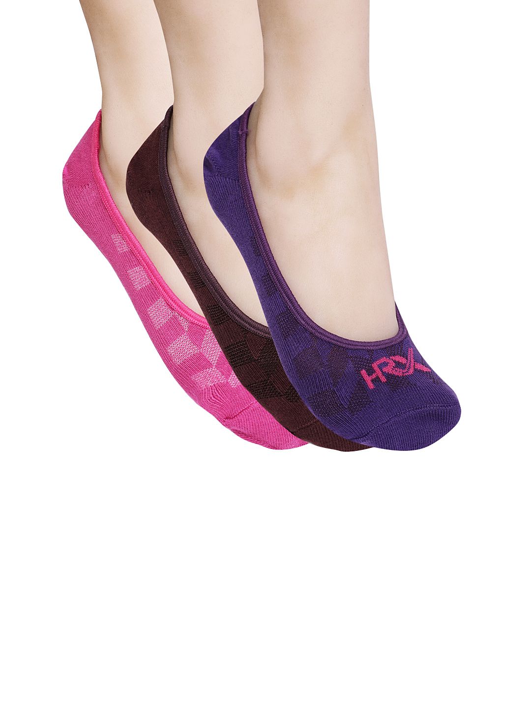 Pek Wanita HRX by Hrithik Roshan 3 Stokin Loafer/pelapik kasut