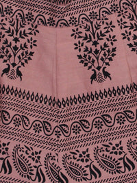Gerua By Libas Women Pink  Black Printed Kurta with Palazzos