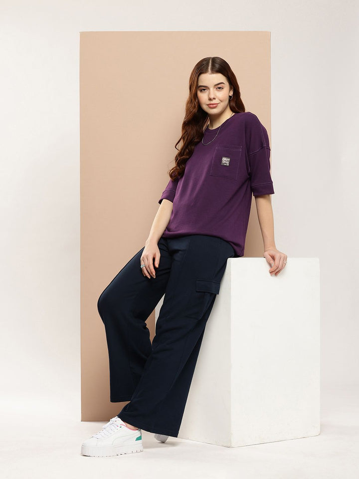 Difference of Opinion Women Oversized Drop Shoulder Ultra Soft Drapey Cotton T-Shirt
