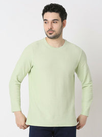 SPYKAR Men Solid Round Neck Cotton T-shirt