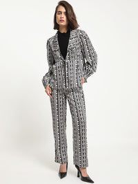 RAREISM Women Geometric Printed Trousers