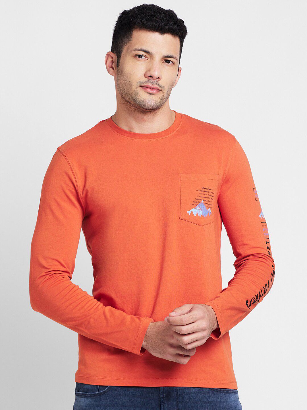 Being Human Round Neck Cotton T-shirt