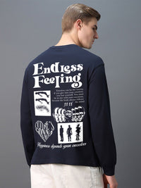 Bewakoof Men Graphic Printed Round Neck Pure Cotton Oversized T-shirt