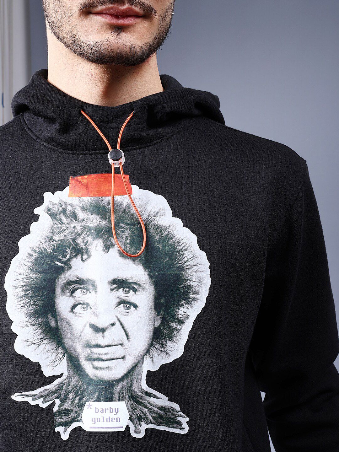 The Indian Garage Co Graphic Printed Hooded Sweatshirt