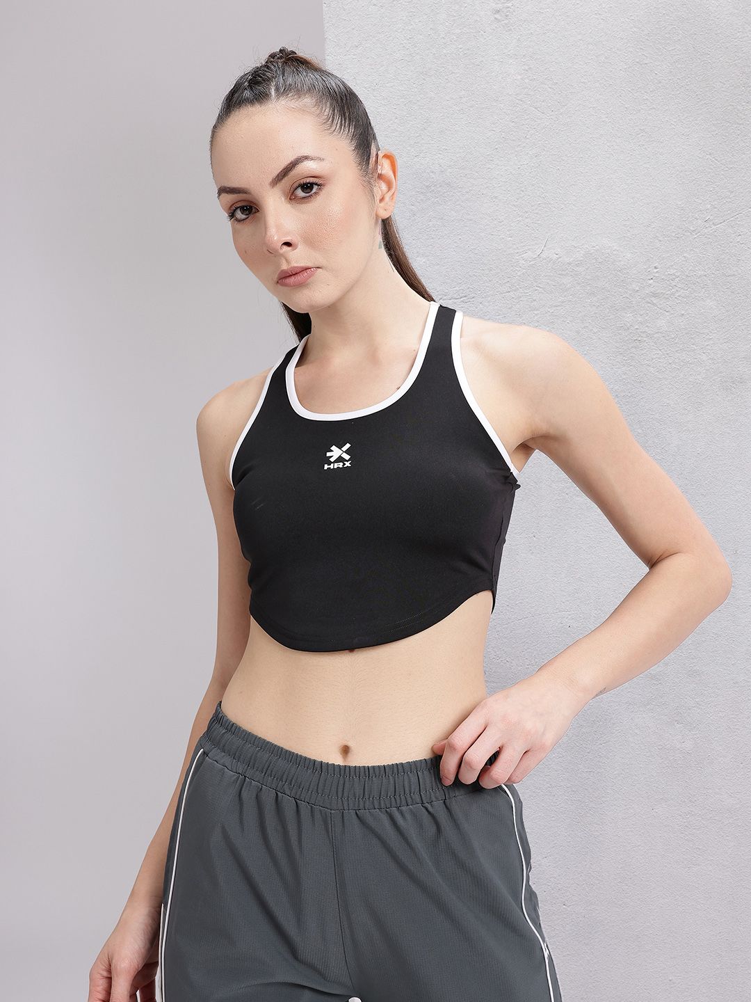 HRX by Hrithik Roshan Retro Running Story Training Sports Bra HR_SS25_W_BA_KT215_03_C