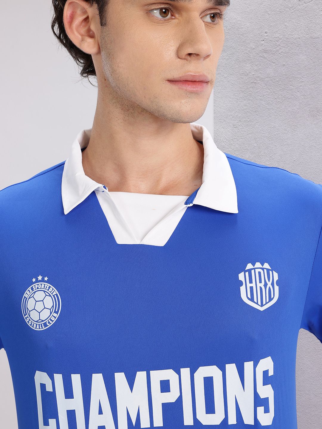 HRX by Hrithik Roshan Printed Rapid-Dry Football Jersey