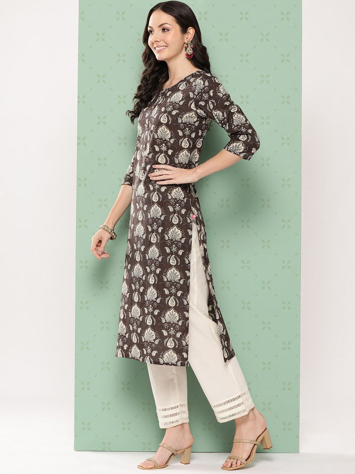 Varanga Women Ethnic Motifs Printed Cotton Kurta