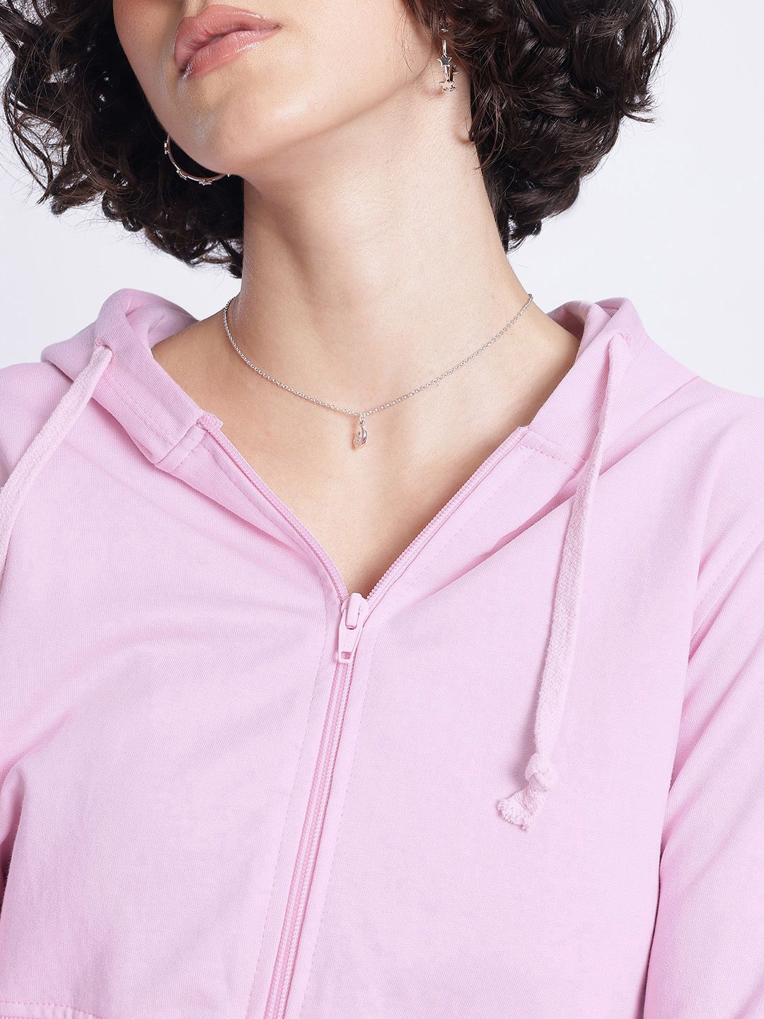 DressBerry Hooded Crop Sweatshirt