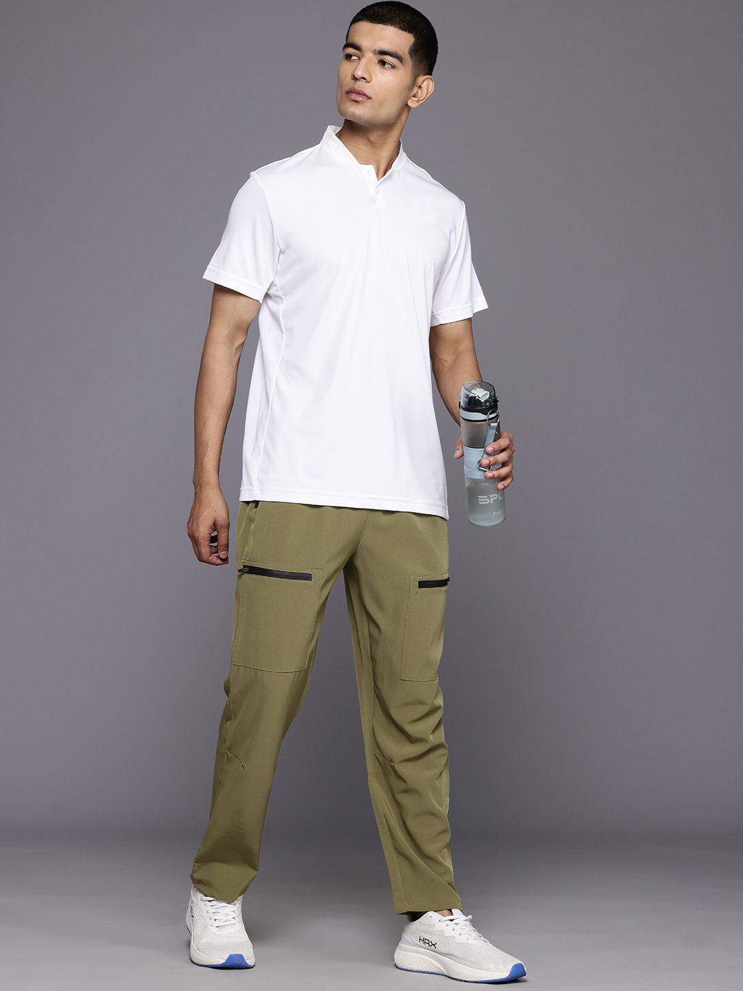 HRX by Hrithik Roshan Men Zip Detail Training Track Pants
