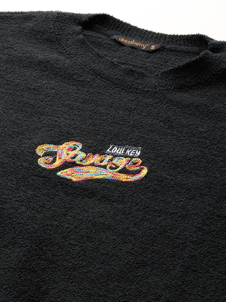 DressBerry Women Typography Pullover