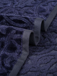 MYTRIDENT Blue Cotton 600 GSM Bath Towel