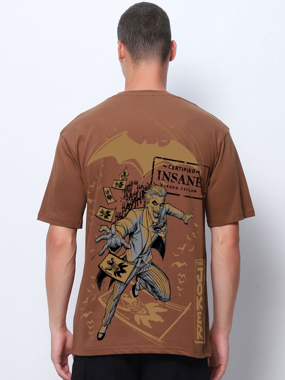 Bewakoof Men Printed V-Neck T-shirt