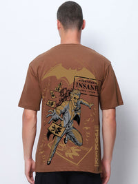 Bewakoof Men Printed V-Neck T-shirt