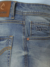 Being Human Men Slim Straight Fit Clean Look Light Fade Jeans