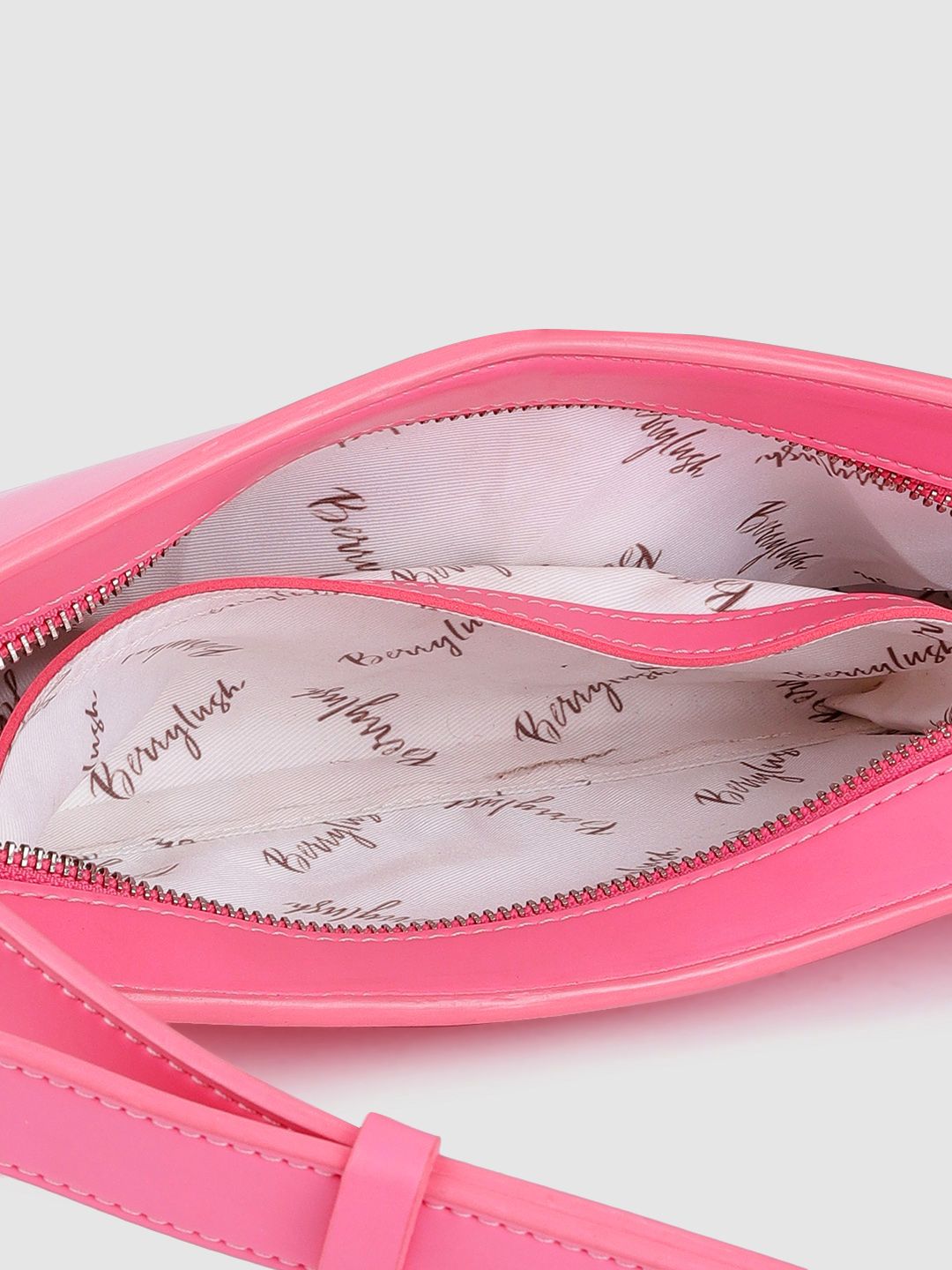 Berrylush Pink Structured Shoulder Bag